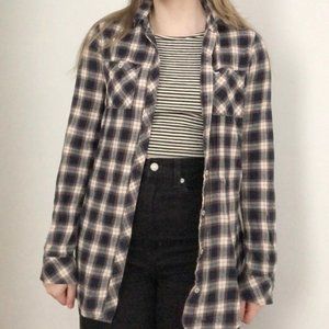 Plaid flannel Abercrombie shirt